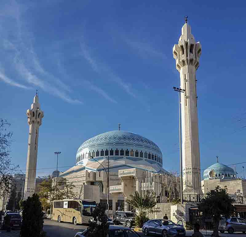 194 - Jordania - Amman - mezquita del Rey Abdullah o Mezquita Azul